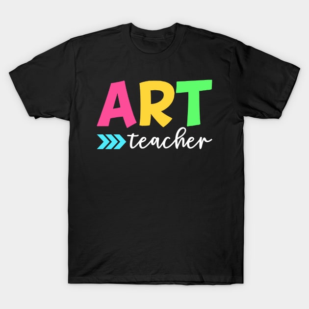 Last Day of School Art Teacher Artist Teacher Teach School T-Shirt by BramCrye